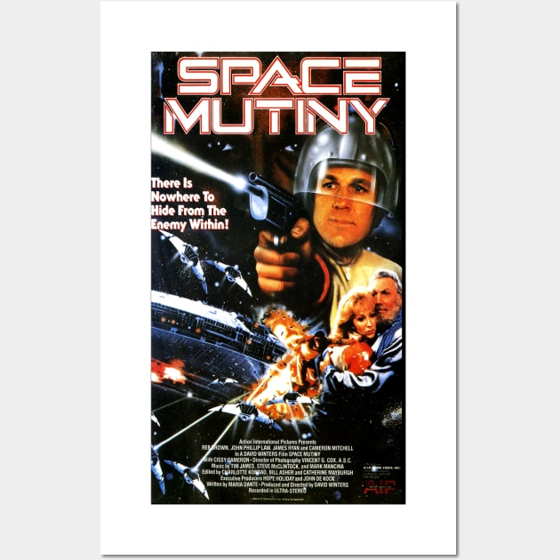 Greatest Science Fiction Movie Ever Made - Space Mutiny Wall Art by Starbase79